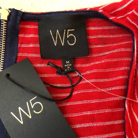W5 Anthropologie - red striped tank top - Picture 6 of 7
